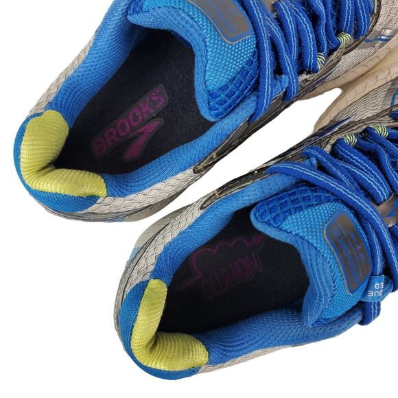 BROOKS Shoes ADRENALINE GTS 15 Womens Size 7.5 Silver Blue Running 1201741B179 - Picture 8 of 14
